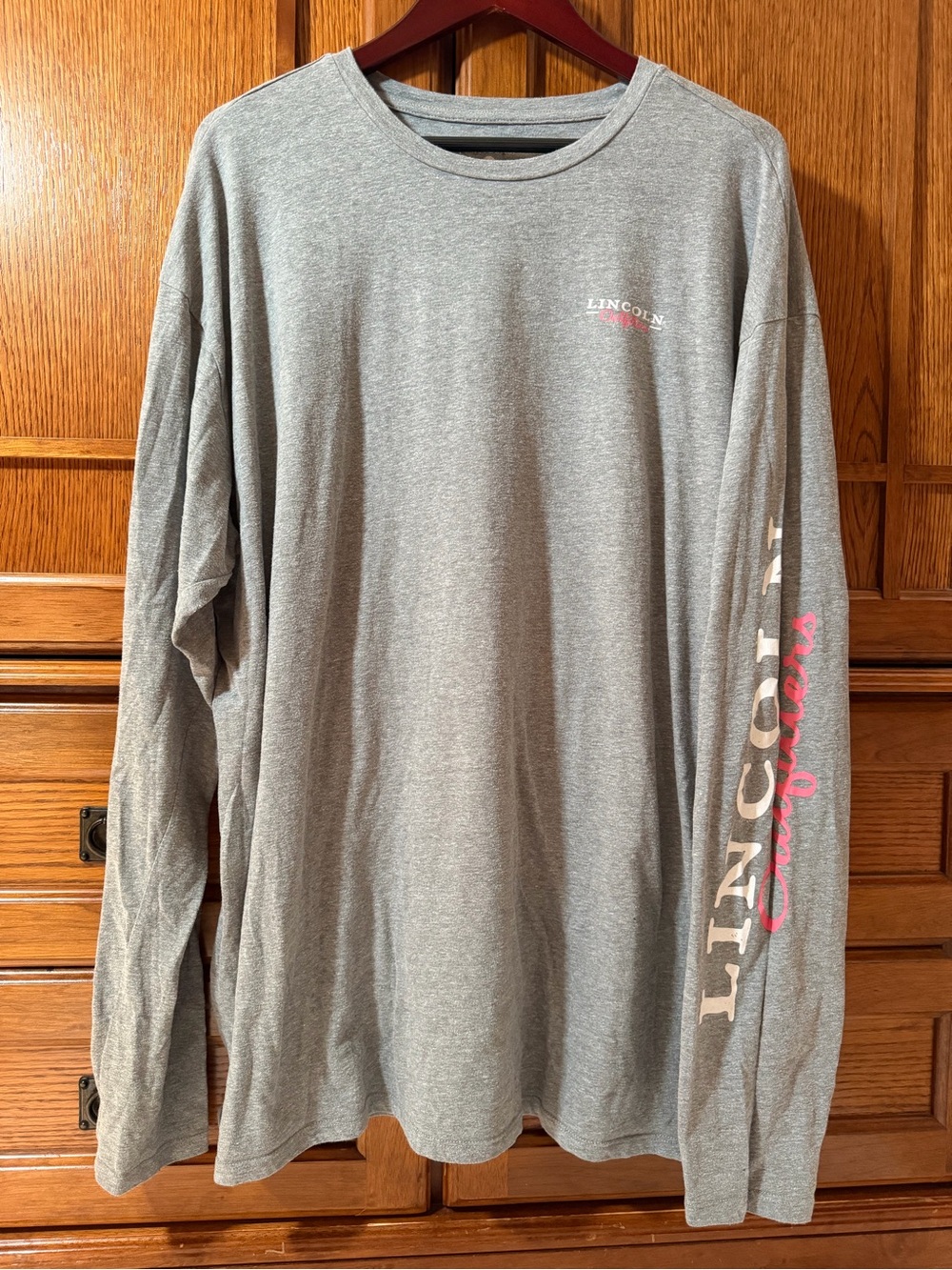Lincoln Outfitters Comfort Long Sleeve Graphic Tee Cotton Blend Basic Layer